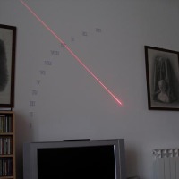 Laser sundial