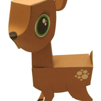 Painfully-cute papercraft