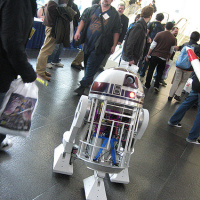 R2-D2 builders at WonderCon