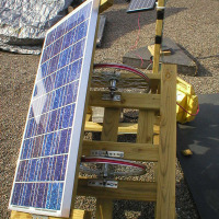 DIY sun tracker for solar panels