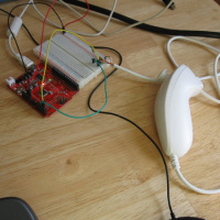 Arduino and Wii Nunchuck to control iTunes