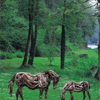 Heather Jansch’s Driftwood Horses