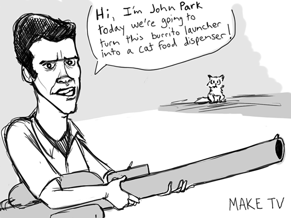 Maker Workshop mashup/John Park caricature