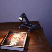 Plumbing pipe lamp