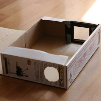 Cardboard box slide duplicator