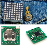 Compact LED matrix wearable