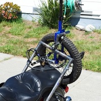 Unicycle rack for your motorcycle