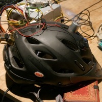 DIY bike helmet fan