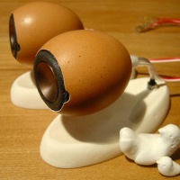 Eggshell speakers