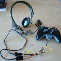 Antique military headset for gaming