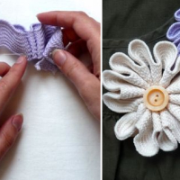 How-To: Make a Jumbo Rick Rack Brooch For Mother’s Day