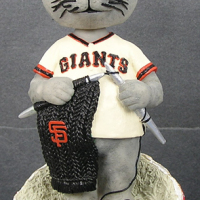SF Giants Stitch N’ PItch: Lou Seal Knitting Bobblehead