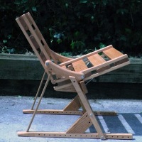 Chair from old crutches