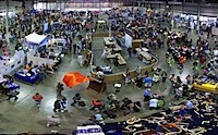 Pole aerial camera photos from Maker Faire