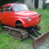 Introducing the Fiat 500 Bulldozer