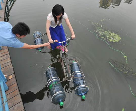 amphibious bike make: