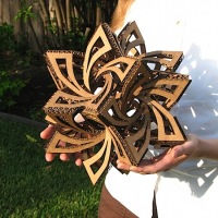 How-To: Frabjous Cardboard Geometry Sculpture