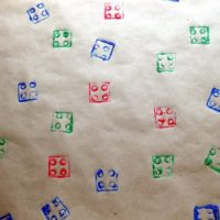 How-To: Make Lego-Stamped Wrapping Paper