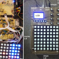 Standalone MIDI matrix sequencer