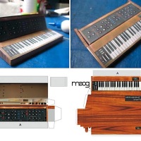 Papercraft Mini Moog won’t break the bank