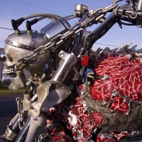 Extreme corpse motorcycle