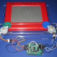 Toys for Bots – Arduino controlled etch-a-sketch