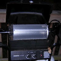 Outdoor grill coffee roaster