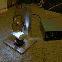 Diamond-blade dicing saw from hard drive