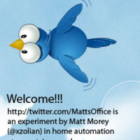 Home automation control via Twitter