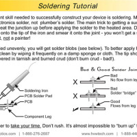 Solarbotics’ soldering summary