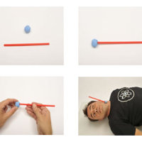 Visualize your heartbeat by gluing a straw to your neck