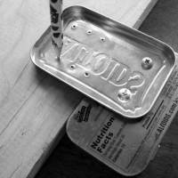 Altoids tin woodworking tools