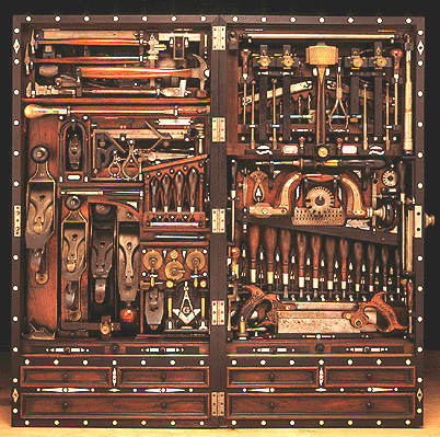 Beautifully obsessive tool chest