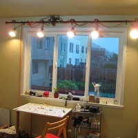 DIY track lighting