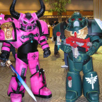 Warhammer 40K cosplayers