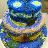 Impressionist cake