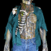 Anatomy suit one-piece zombie costume