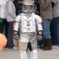 Sweet kid’s robot costume