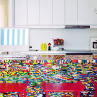 LEGO kitchen counter