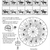 Muybridge Zoetrope papercraft