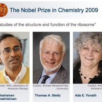 The Nobel Prize in Chemistry 2009  – “for studies of the structure and function of the ribosome”