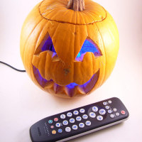 Remote control color-changing pumpkin