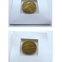 Artist’s golden penny found in circulation