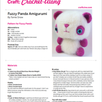 Intern’s Corner: Crochet-Along Panda Party