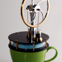 Teacup Stirling engine