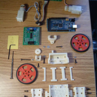 Line-following chassis from RepRap