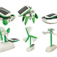 New in the Maker Shed: 6-in-1 Educational Solar Robotic kit