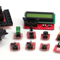 In the Maker Shed: Electronic Brick starter kit