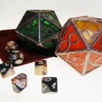 Stained glass d20s