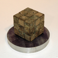Bronze Rubik’s cube